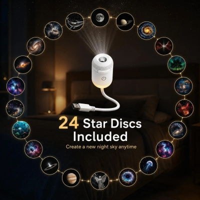 ✨ Plug-and-Play HD Star Projector